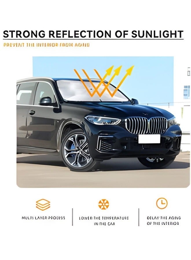 بريمو بلس مظلة شمسية قابلة للطي لزجاج السيارة الأمامي - Image 5
