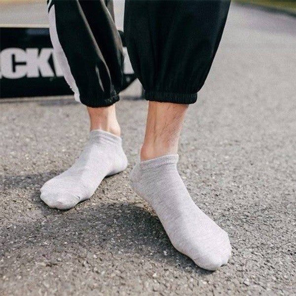 By Sweet FSM 12 Pairs Men--Women Combed Cotton Sneakers Invisible Booties Socks  - Image 2