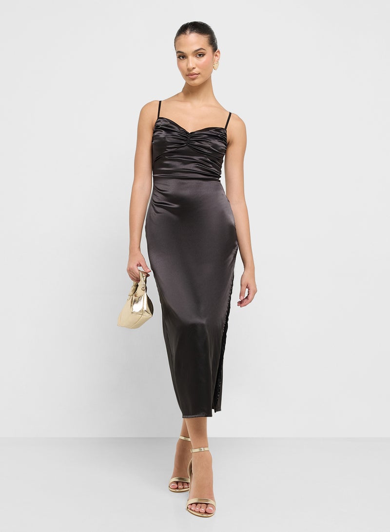 Ginger Satin Slip Dress - Image 4