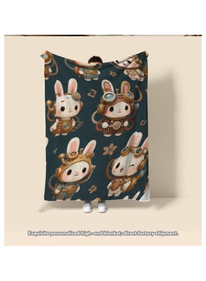 general Flannel thin blanket (warm and comfortable, suitable for sleep, gaming, dust removal and sandproof) 150cm*200cm - 1163 - Image 3