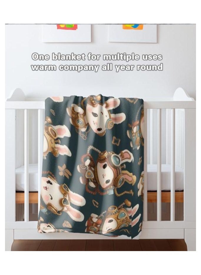 general Flannel thin blanket (warm and comfortable, suitable for sleep, gaming, dust removal and sandproof) 150cm*200cm - 1163 - Image 5