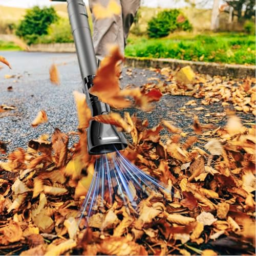 Haiouus 191B21-6 191L13-5 Adapter Pipe & 197889-6 Flat end Nozzle, Compatible with Makita X2 36V XBU02Z - XBU03 18V Brushless Cordless Blower, 191L13-5 191B21-6 Blower Nozzle Adapter - Image 5