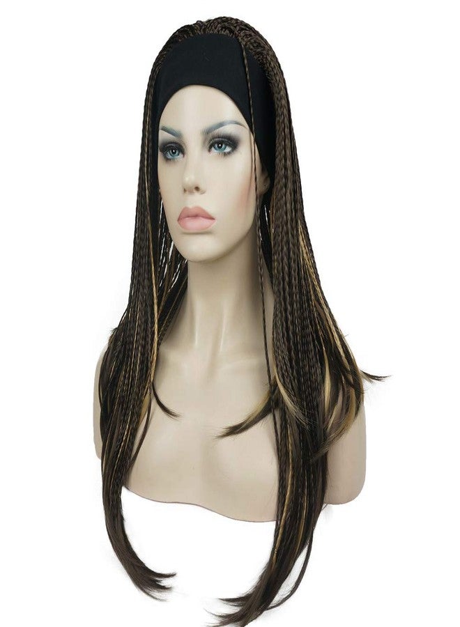 ايمول شعر كروشيه طويل مضفر من Aimole، مضفر يدويًا بالكامل، مع طوق رأس، نصف باروكة (8TT124) - Image 2