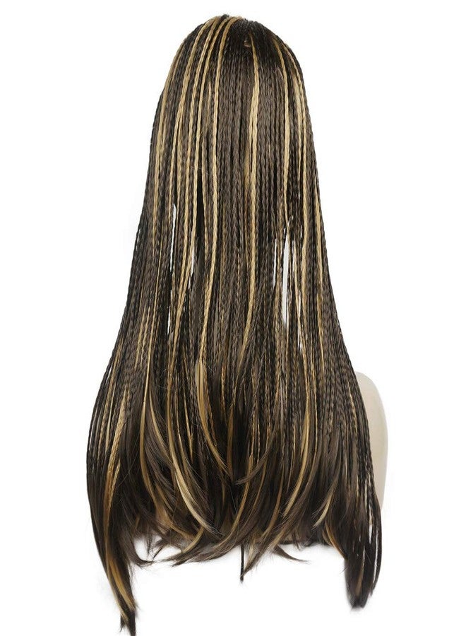 ايمول شعر كروشيه طويل مضفر من Aimole، مضفر يدويًا بالكامل، مع طوق رأس، نصف باروكة (8TT124) - Image 5