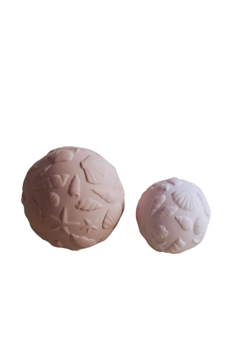 Natruba Natruba Shell Sensory Ball Set - Rose