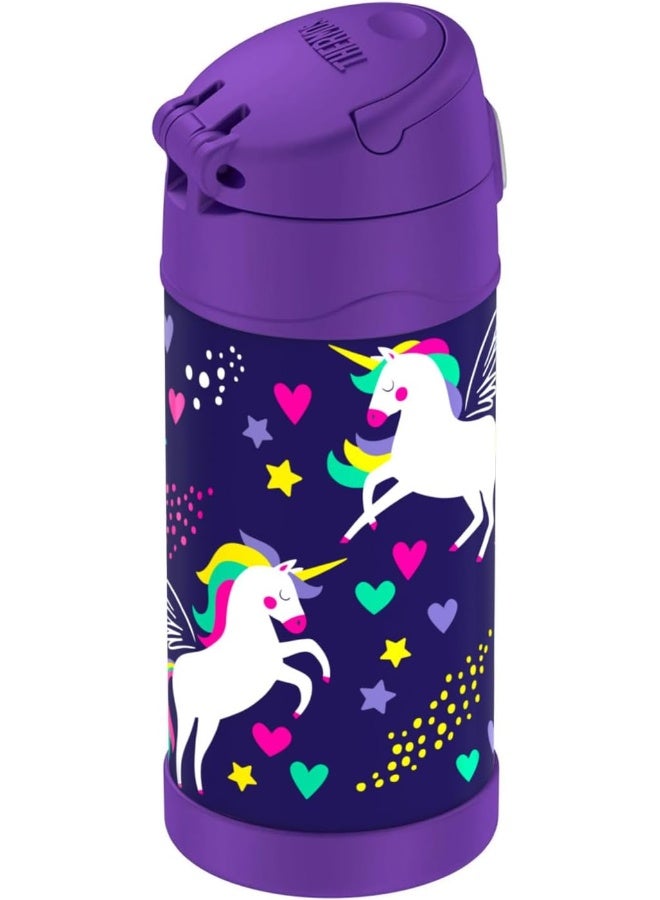 THERMOS THERMOS FUNTAINER STAINLESS STEEL KIDS UNICORN BOTTLE 355ML  - Image 3