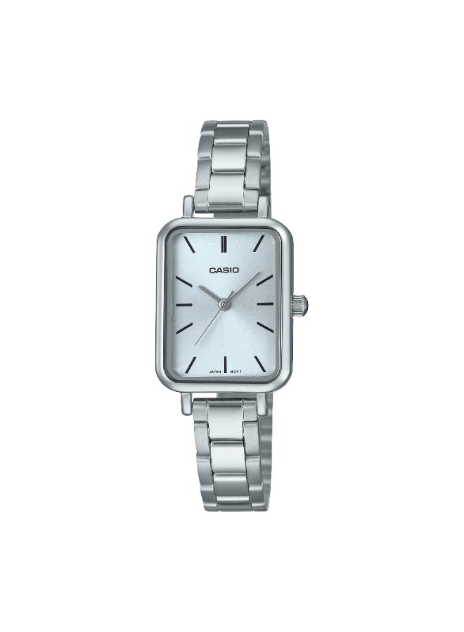 Casio LTP-V009D-2EUDF Women’s Stainless Steel Analog Watch – Blue Dial - Image 1