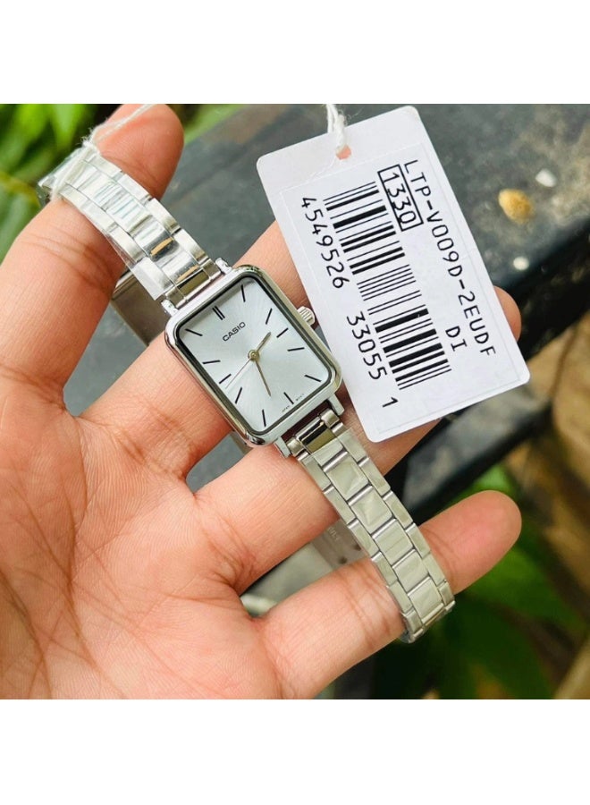 Casio LTP-V009D-2EUDF Women’s Stainless Steel Analog Watch – Blue Dial - Image 3