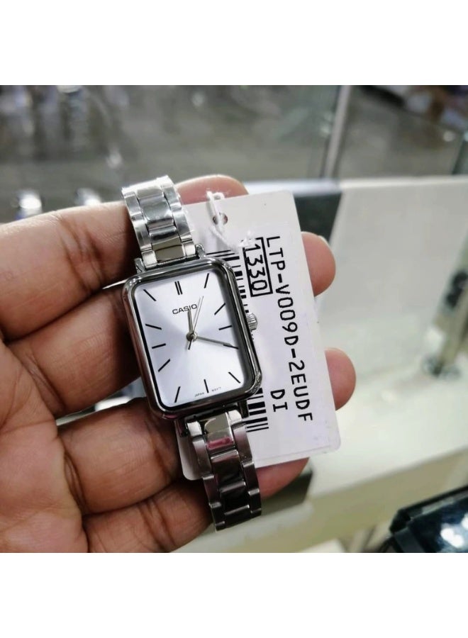 Casio LTP-V009D-2EUDF Women’s Stainless Steel Analog Watch – Blue Dial - Image 2