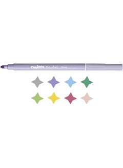 carioca Pastel Washable Felt Crayons Set of 8  - Image 2