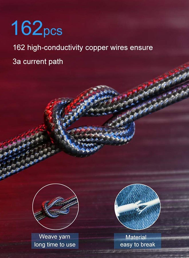 Tersely Magnetic Charger Cable, 2in1 QC3.0 Quick Charge 1M USB Cable Micro USB Type C Charging for iPhone 17/16/15 Pro/Max/Plus,Samsung Galaxy Fold/Flip 6/5/4/3,S25/S24/S23, Google Pixel 10/9/8/7 - Image 5