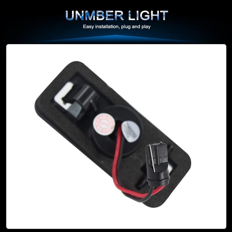 QASULER 2Pcs LED Car License Plate Light - Image 4