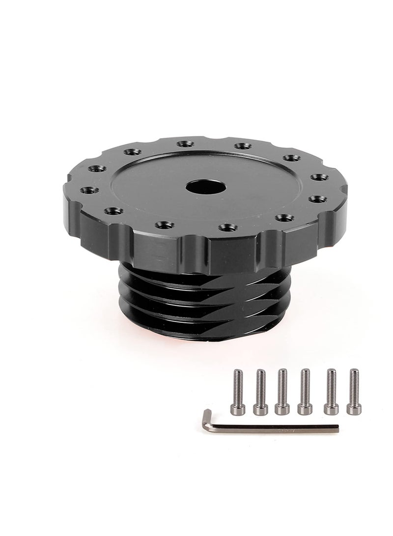 RASTP Aluminum Steering Wheel Adapter, Sim Racing Gaming Steering Wheel Adapter for T300, T500, TS-PC, TS-XW