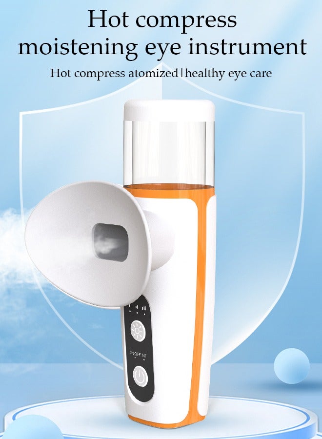 DUNISO Heated Eye Mist Sprayer for Dry Eyes, Rechargeable Eye Mister with Moist Heat to Relief MGD, Blepharitis, Stye, Chalazion,Portable Heated Eye Steamer Humidifier for Eye Skin Care Women & Men in Office - Image 5