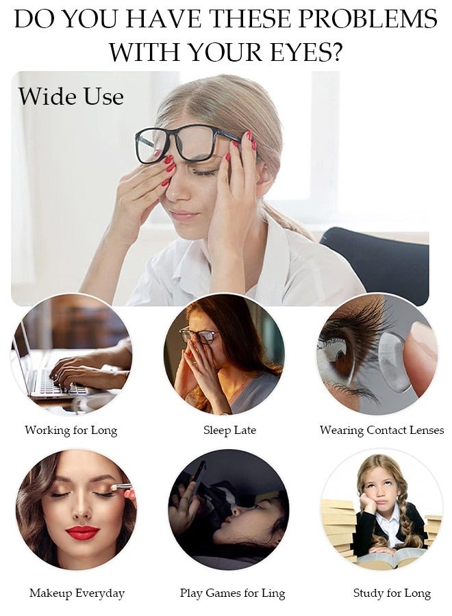 DUNISO Heated Eye Mist Sprayer for Dry Eyes, Rechargeable Eye Mister with Moist Heat to Relief MGD, Blepharitis, Stye, Chalazion,Portable Heated Eye Steamer Humidifier for Eye Skin Care Women & Men in Office - Image 3