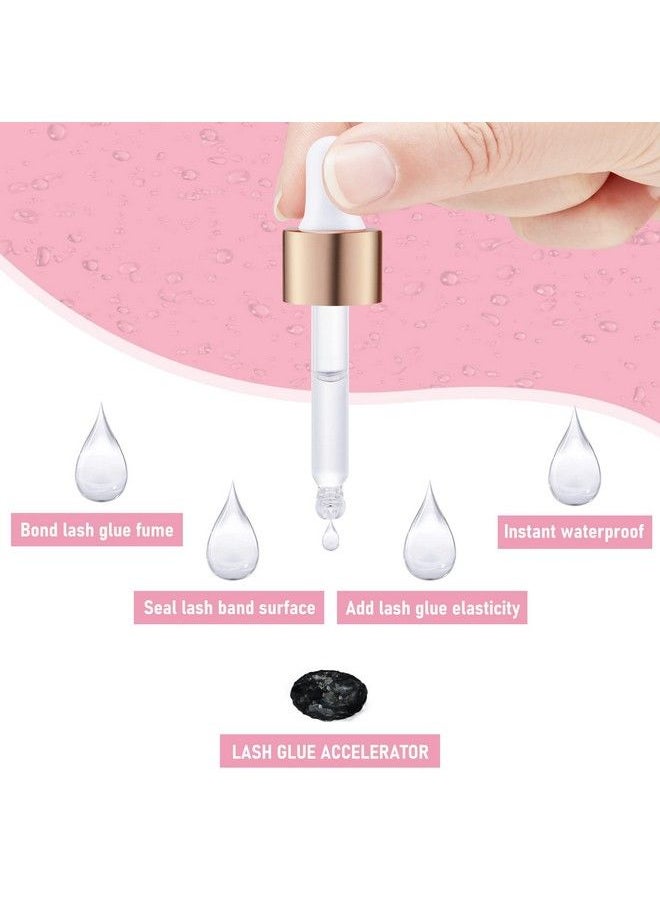 PRO LASHBEAUTY - Lash Bonder For Eyelash Extensions Super Bonder Glue Accelerator Lash Extension Sealant Longer Retention Waterproof Oilproof Special Dropper Design For Dose Control 15Ml - Image 1