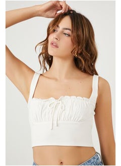 Shirred Crop Top