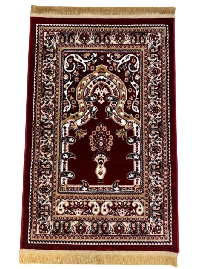 Prayer Mat Turkish made 80 x 125 cm Art Silk Red - pzsku/Z7D0E19349BCA173764DCZ/45/_/1728387385/bab158d8-6869-4cd4-89e5-0d600da67bc9