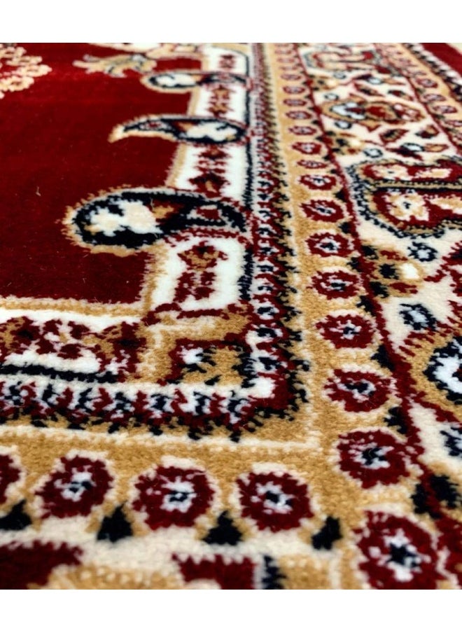 Prayer Mat Turkish made 80 x 125 cm Art Silk Red - pzsku/Z7D0E19349BCA173764DCZ/45/_/1728387386/44238bd1-3504-43bc-b8ba-f15527bb3045