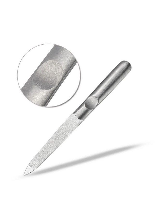Sweetpea ® Stainless Steel Professional Nail File Double Sides Great For Thick Nails Set Of 2 - Image 5