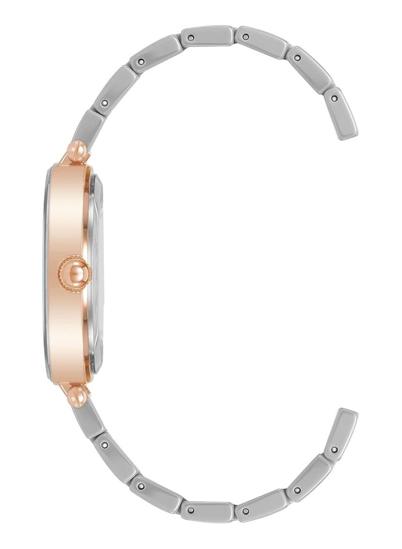 Anne Klein Women's Diamond Dial Ceramic Bracelet Watch - Image 2