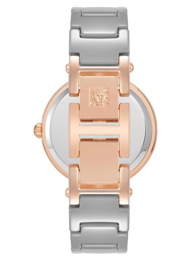 Anne Klein Women's Diamond Dial Ceramic Bracelet Watch - Image 3