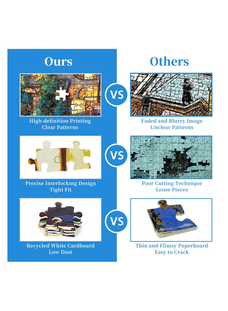 1000 pcs Adult Cartoon Puzzle, Canvas Size 75cm * 50cm - Image 2