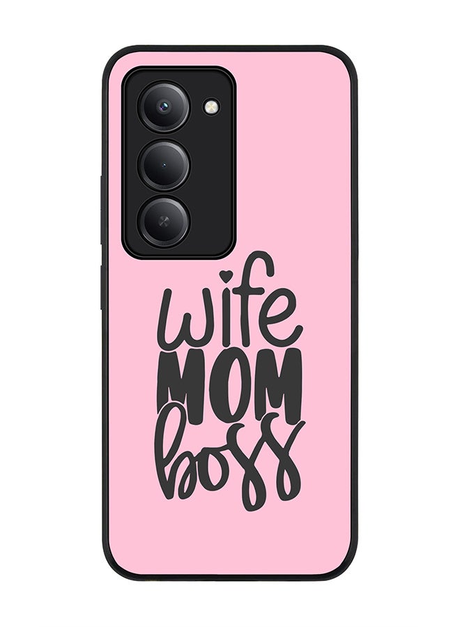 Stylizedd For Xiaomi Redmi 15 5G Case,Slim fit Camera Protection, Shockproof Thin Phone cover  - Wife Mom Boss - Image 1