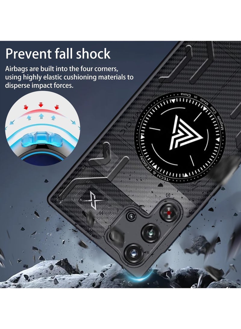 For ZTE Nubia Red Magic 10S Pro+ / 10S Pro / 10 Pro+ / 10 Pro Case and Screen Protector Accessories, Compatible with MageSafe Gaming Cooling Case, TPU+ PC Shookproof Anti-fingerprintProtective Casing - Image 4