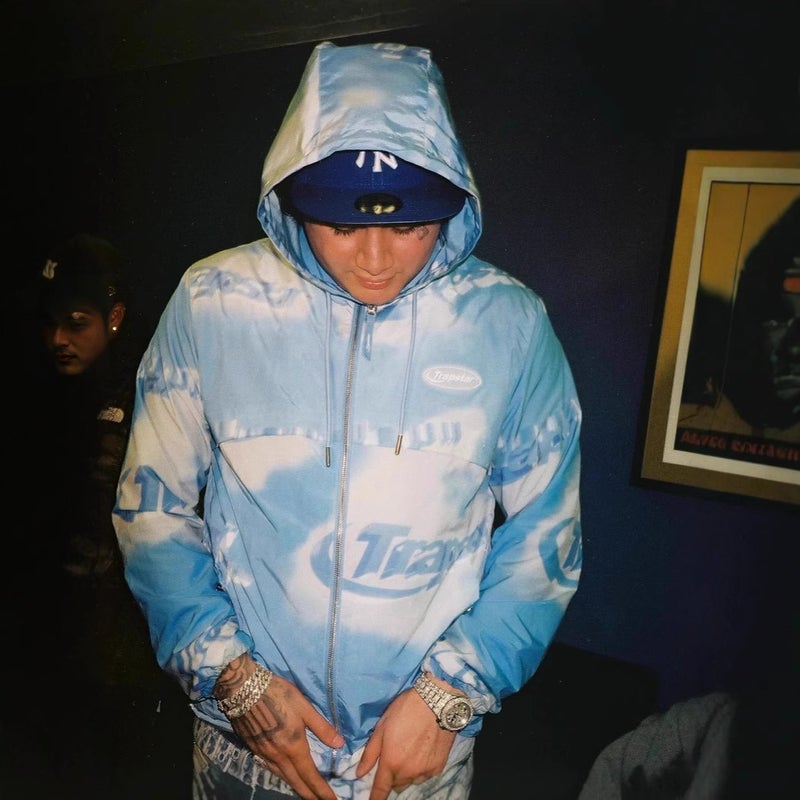 Trapstar Letter Embroider Trendyy Zipper Hooded Men'S And Women'S Spring & Fall Windbreaker Jacket - Image 4