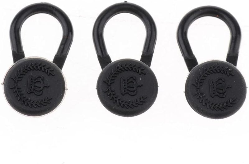 klarako Metal Elastic Buttons Extenders for Shirt Dress Trouser Coat  Pack of 10  Neck Collar Extenders & Waistband Extension  Black, 10mm - Image 5