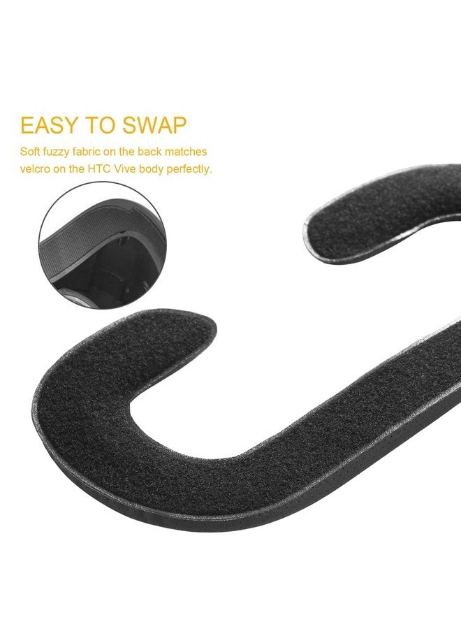 Vive VR Face Cover, JARMOR Replacement Eye Mask Pad with Memory Foam & PU Leather [Better FOV] [2 Pack, 6MM & 18MM] for HTC Vive VR - Black - Image 5