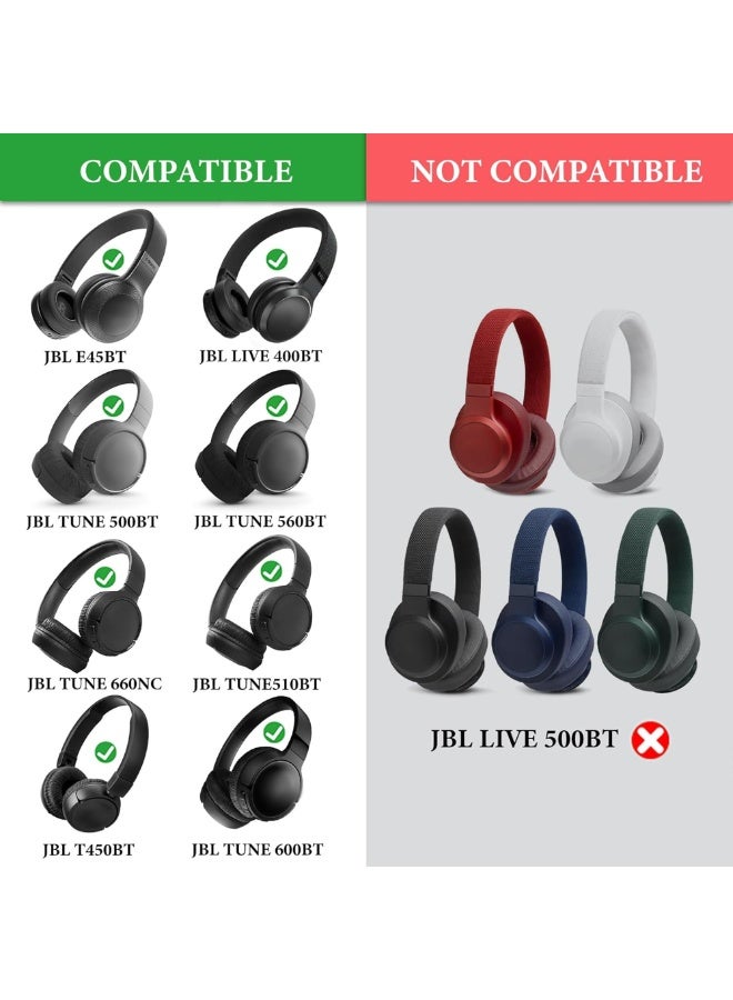 Headphones Case Compatible with JBL Tune 510BT, Tune 660NC, Tune 560BT, Tune 500BT, Jr 310BT, Replacement Hard Shell Travel Carrying Bag with Cable Storage (Red) - Image 2