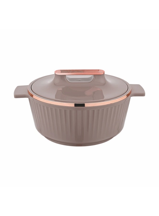 Zinnia FANCY Insulated Food Warmer Casserole DLX 2.5L Rose Beige