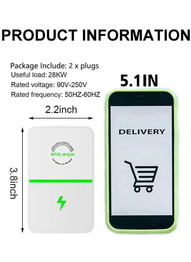 Generic - Home Smart Power Saver, Energy Saving Device, Balance The Current Source Stabilizes Save Box, Electricity Saving and High Efficiency, For Shop Hotel or Office - Image 1