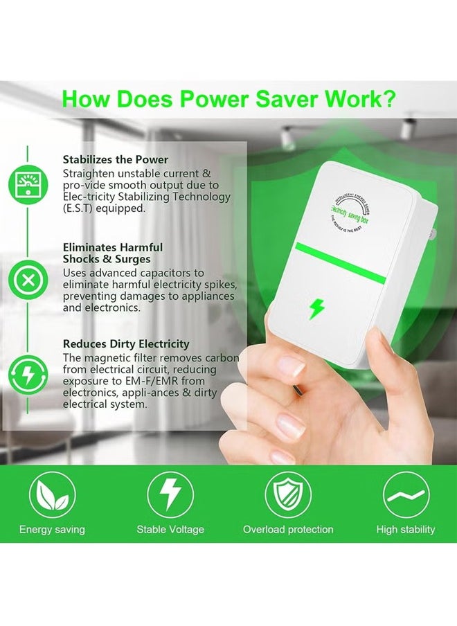 Generic - Home Smart Power Saver, Energy Saving Device, Balance The Current Source Stabilizes Save Box, Electricity Saving and High Efficiency, For Shop Hotel or Office - Image 1