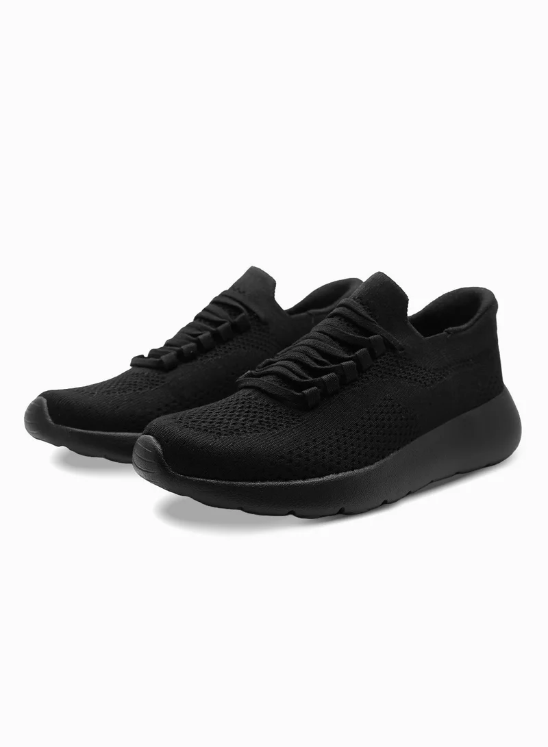 Duozoulu Black Cloud Joy Silk Wool Trainer  | Best Price UAE