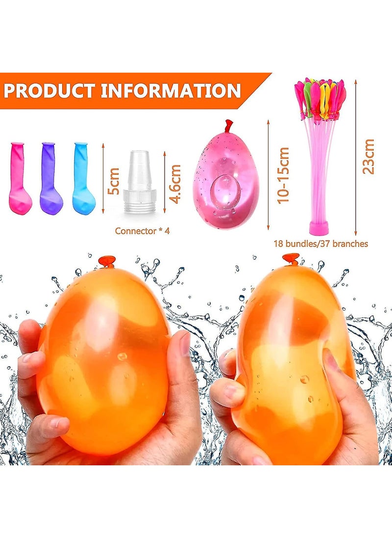 CraftVatika CraftVatika Colorful Holi Water Balloons for a Festive Celebration Pack of 222 Balloons  - Image 3