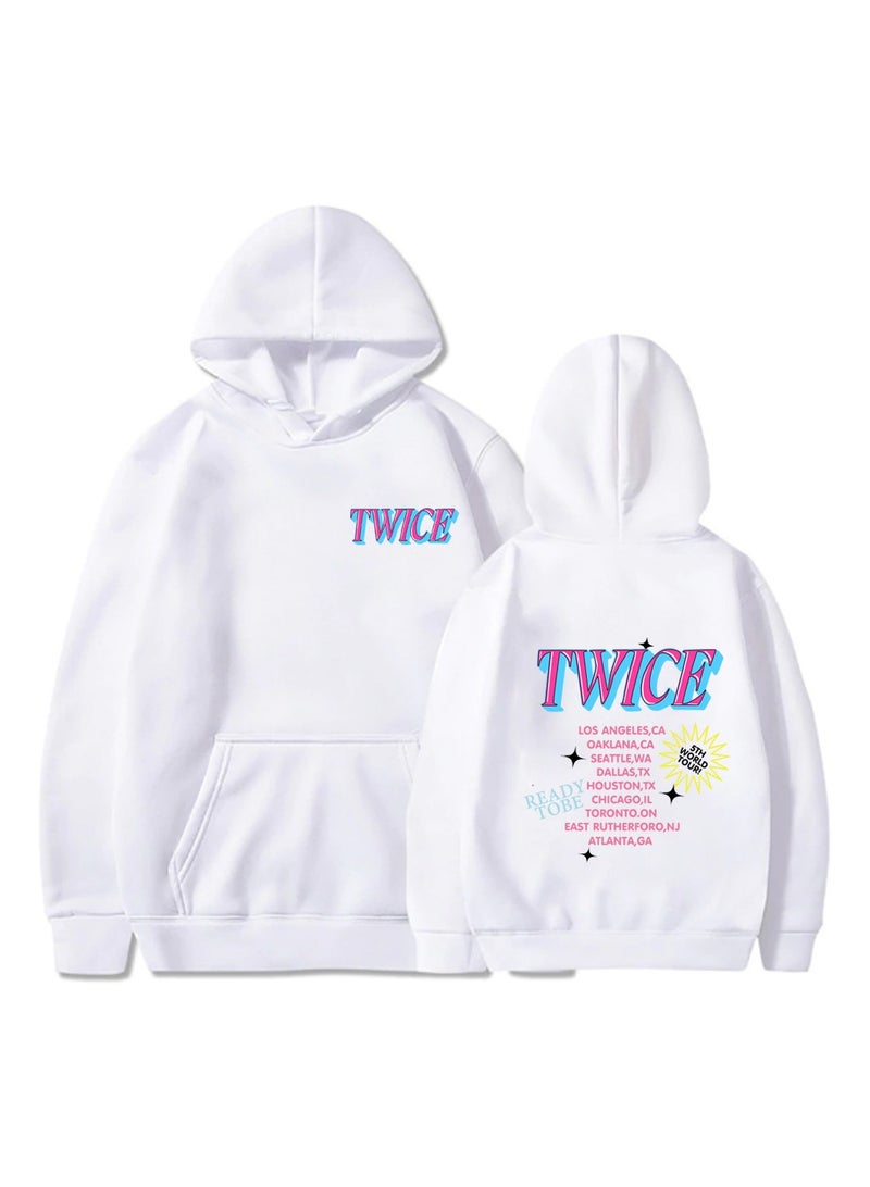Twice Hoodie Men Women Couples Sweatshirts Pullover Shirt Hooded Sweater - Image 1