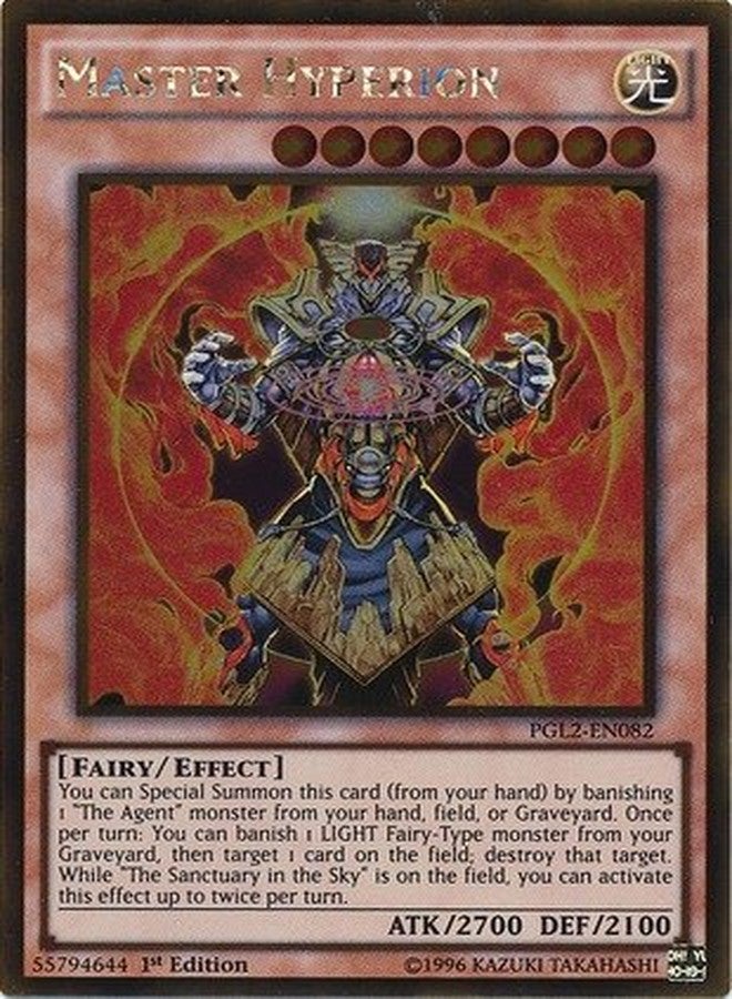 YU-GI-OH! - Master Hyperion (PGL2-EN082) - Premium Gold: Return of The Bling - 1st Edition - Gold Rare