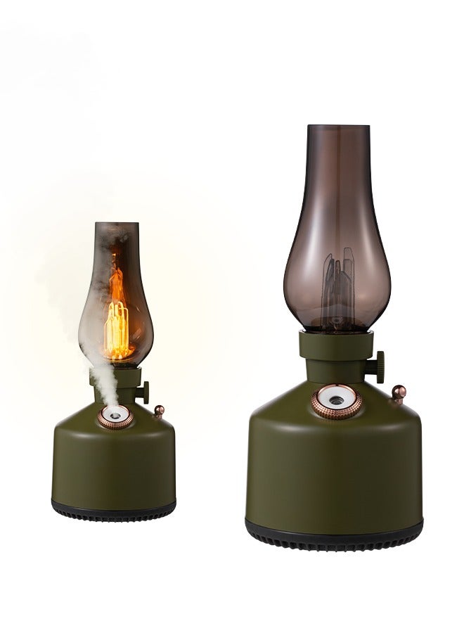 nafas Retro Lamp Humidifier for Bedroom Portable Aroma Diffuser Oil Diffuser Aromatherapy Function Rechargeable for Home with Table Lamp Dimmable Brightness，2 Speed Spray Waterless Auto Off - Image 1
