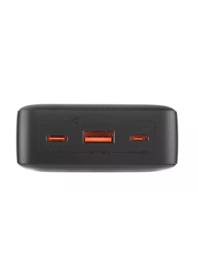 بيسوس ايربو بطارية متنقلة بسعة 20000 ملي امبير بقوة 20 واط - اسود 20000 mAh - Image 3