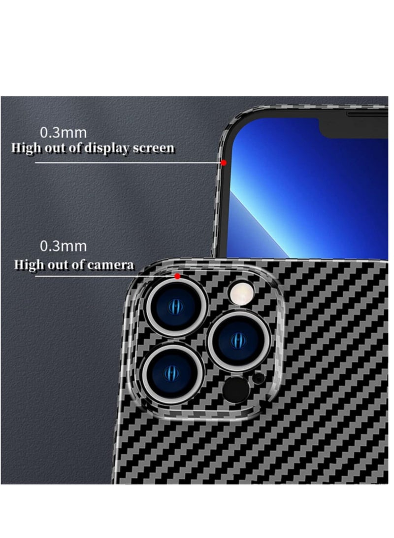 ELTRAZONE Personality Handsome Light Thin Carbon Fiber Pattern PC Phone case Compatible with iPhone 15 Plus Unique Comfortable Cool Shockproof Back Cover - Image 3