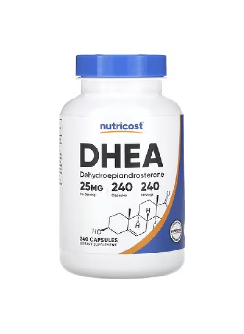 Nutricost DHEA, 25 mg, 240 Capsules