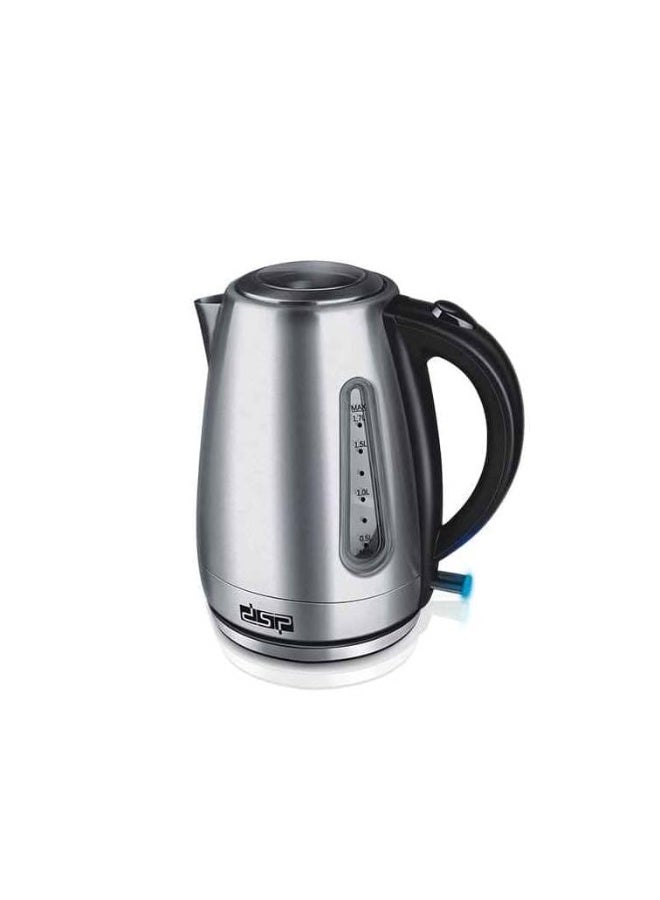 DSP electric kettle, Water Boiler, 1850W-2200W, Auto Shut-Off, Powerful Filtration, Safety Features, LED Power Switch, Easy Open Lid, Removable Filter, 1.7 L, KK1137