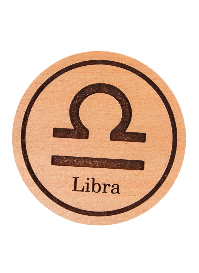 Laser Crafts Laser Crafts Libra Coaster Wood 