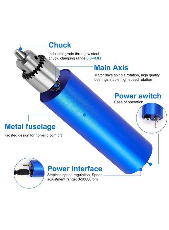 Electric Resin Polishing Kit, Rotary Tool for Resin Casting Molds, Resin Sander and Polishing Kit for Carving, Drilling, Sanding, Polishing, Jewelry Making - Image 4