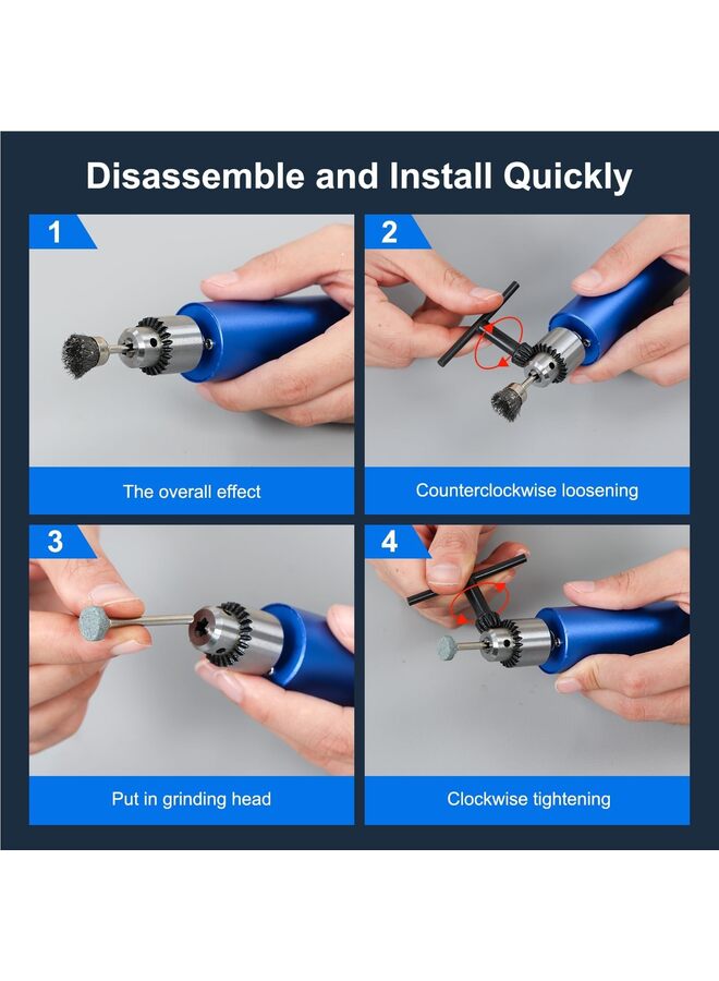 Electric Resin Polishing Kit, Rotary Tool for Resin Casting Molds, Resin Sander and Polishing Kit for Carving, Drilling, Sanding, Polishing, Jewelry Making - Image 5