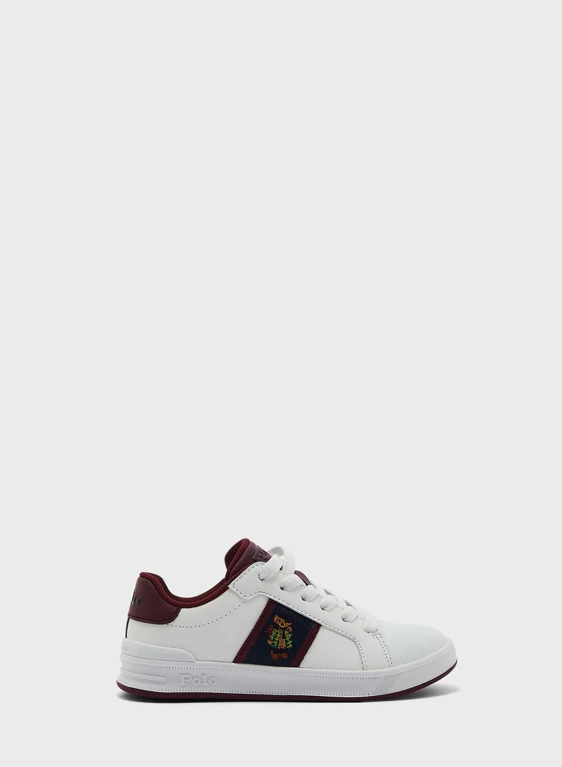 POLO RALPH LAUREN Infant Hertiage Court Ii Bear Lace Up Sneakers