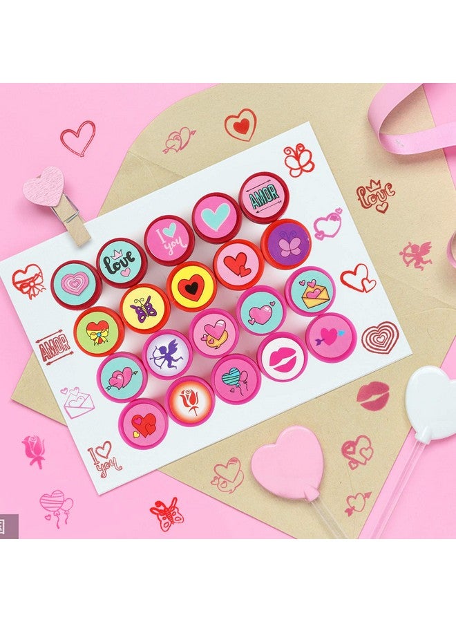 Kesote Valentines Day Stamps For Kids, Self Inking Stamps For Valentine Party Favor Goody Bag Fillers - Image 4